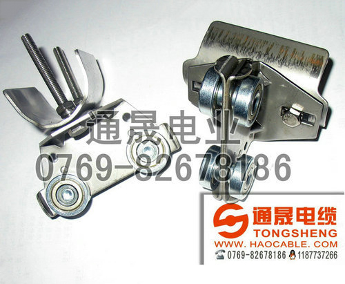 304不銹鋼沖壓滑輪，排線滑車，吊線槽滑輪