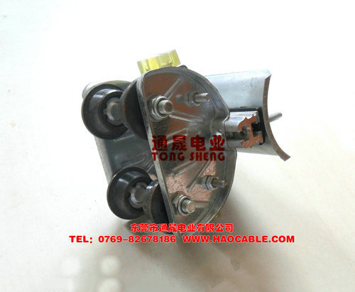 工字鋼軌道掛電纜小車、鍍鋅掛纜小車